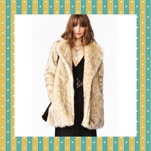 MINKPINK Cruella Faux Fur Coat